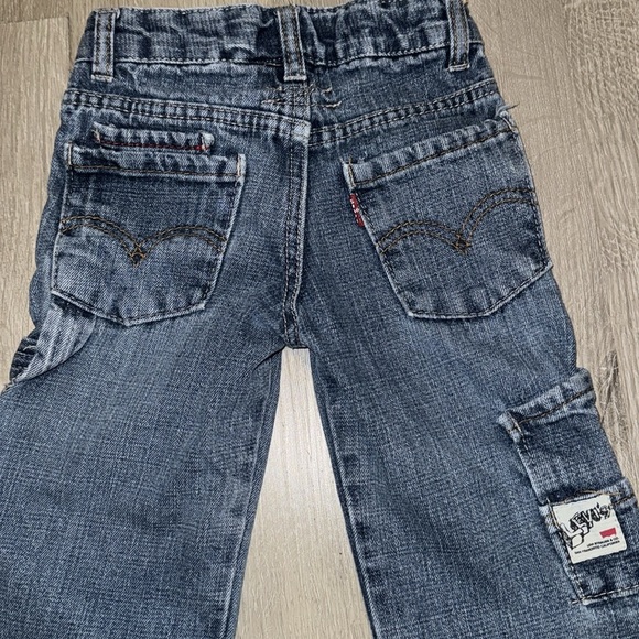 VTG LEVI’S Rare 3T Workwear Little Levi’s Carpenter Jeans - Picture 3 of 8